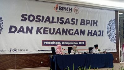 BPKH Gandeng Anisah Syakur Anggota Komisi VIII DPR RI Gelar Sosialisasi Keuangan Haji dan BPIH di Probolinggo