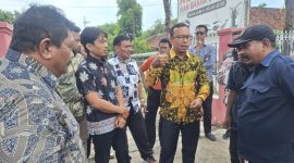 Anggota DPRD saat sidak 