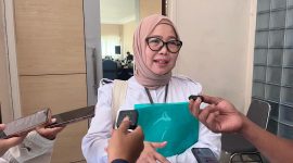 Kepala Dinas Sosial Pemberdayaan Perempuan dan Perlindungan Anak (Dinsos PPPA) Kota Probolinggo, Madihah saat memberikan keterangan.
