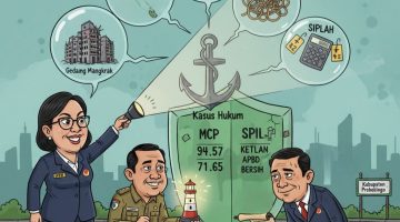 Ilustrasi Gambar mekanisme penyaluran APBD dan Rekomendasi KPK.