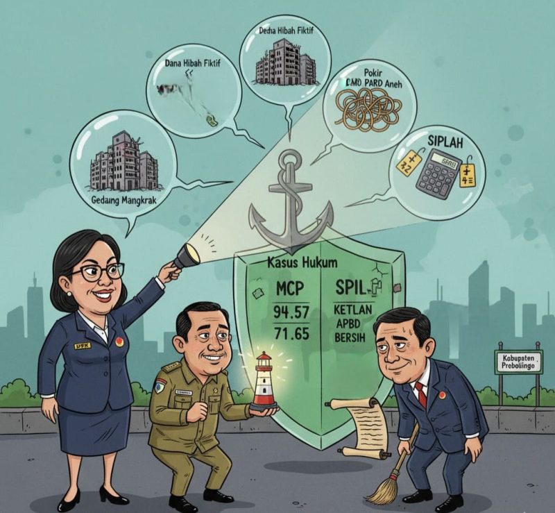 Ilustrasi Gambar mekanisme penyaluran APBD dan Rekomendasi KPK.