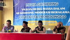 Acara media gathering yang digelar di Klentheng Tri Dharma Sumber Naga bertema Peran Media Massa Mendorong Moderasi Beragama.