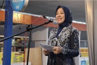 dr. Eva Riani Aminuddin, saat menyampaikan apresiasi tinggi kepada seluruh peserta dan pelaksana kegiatan