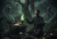 Ilustrasi gambar ritual pesugihan