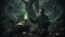 Ilustrasi gambar ritual pesugihan