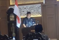 Fraksi Partai Kebangkitan Bangsa (PKB) saat penyampaian pendapat terkait Raperda. 