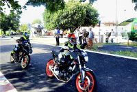 Sirkuit Gor Mastrip saat dibuat latihan