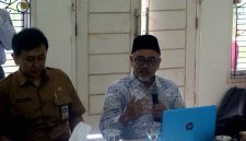 Ketua FKUB Kota Probolinggo, Dr. Ahmad Hudri saat acara peluncuran program.