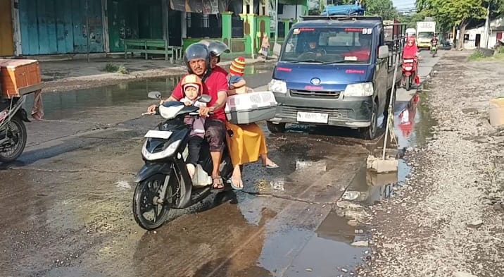 Kondisi jalan di kec mayangan kota Probolinggk