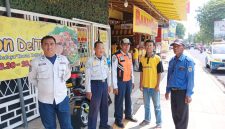 Dishub kota Probolinggo saat sosialisasi terkait aturan parkir