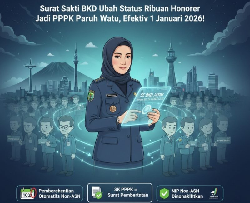 Gambar ilustrasi regulasi
Status Ribuan Honorer Jadi PPPK Paruh Waktu