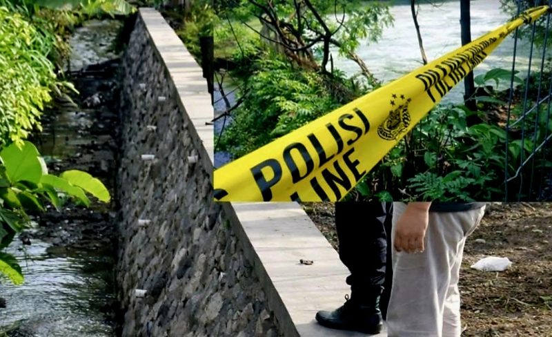 Tempat saat ditemukan mahasiswi dalam keadaan tak bernyawa