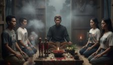 Ilustrasi pengobatan alternatif penghapus efek ilmu pelet