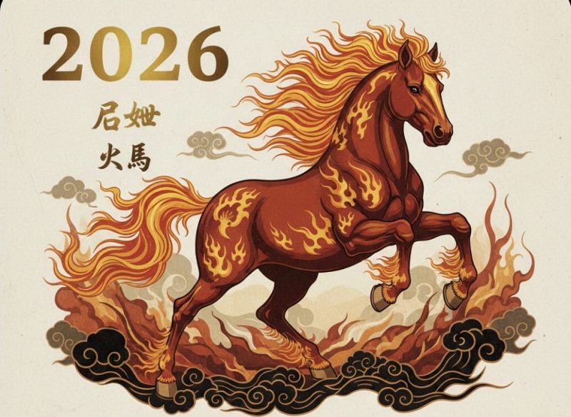 Lambang tahun kuda api 2026