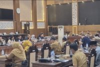 Suasana Rapat dengar pendapat di kantor DPRD kota Probolinggo