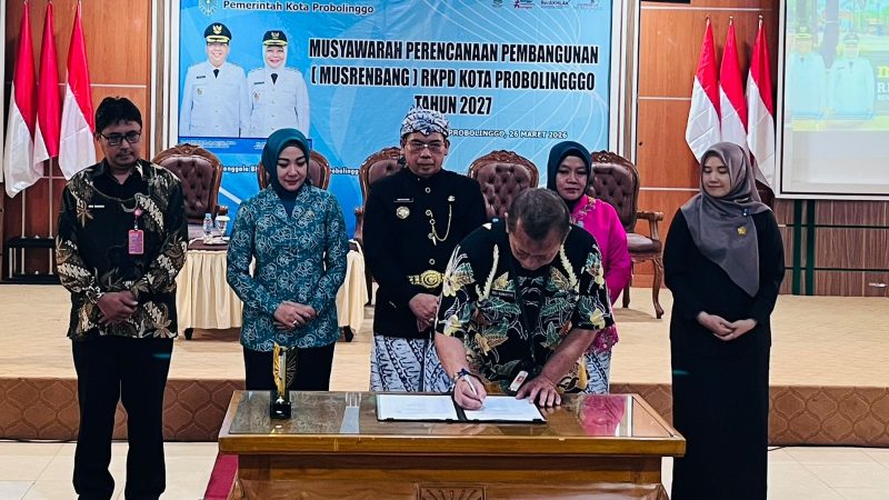Penandatanganan hasil Munsrenmbang RKPD  tahun 2027