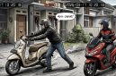 Gambar ilustrasi pencurian motor