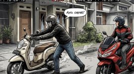 Gambar ilustrasi pencurian motor