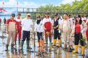 Partai Gerindra Kota Probolinggo saat menggelar Giat Tanam 1000 Magrove 