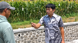 Saiful Iman anggota komisi 3 saat memperingatkan pihak pelaksana proyek